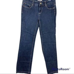 White House Black Market Blanc Blue Denim Jeans Size 6R